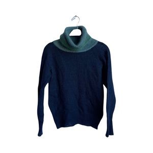Giraffe vintage mohair turtleneck sweater size small